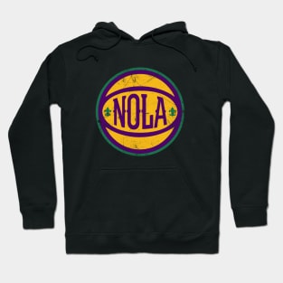 NOLA Retro Ball - Purple Hoodie